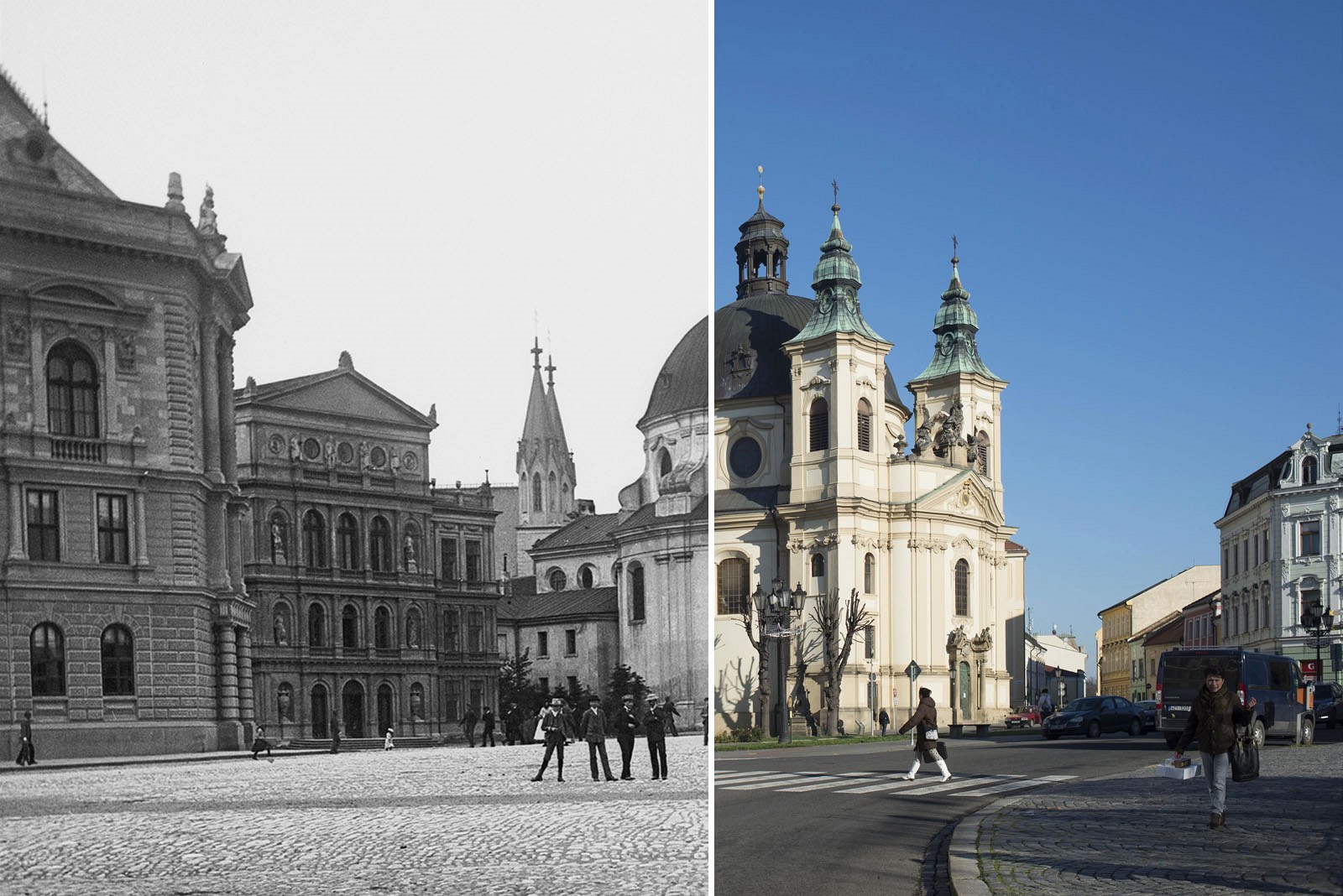 Krom��í� kolem roku 1890 a v sou�asnosti