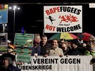 Aktivistka Tatjana Festerling protestuje v Lipsku proti islamizaci západní...