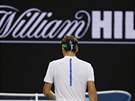 výcarský tenista Roger Federer hraje v 1. kole Australian Open.