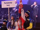 Zimní olympiáda dtí a mládee R 2016. Slavnostní zahájení na chomutovském...