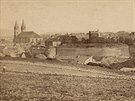 Panoramatický pohled na Cheb,  který kolem roku 1887 zachytil Johann Theodor...