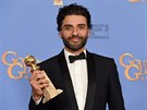 Oscar Isaac na Zlatých glóbech 2015