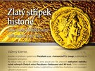 V roce 2011 Radek Jirák nabízel k prodeji run raené zlaté mince a dkoval...