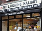 Nkteré názvy tradiních fastfood jsou vtipné  londýnský Smjící se halibut.