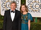 Harrison Ford a Calista Flockhartová (Los Angeles, 10. ledna 2016)