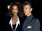 Iman a David Bowie (Londýn, 19. záí 1994)
