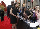 Angelina Jolie s fanouky na premiée filmu Kung Fu Panda 3 (Los Angeles, 16....
