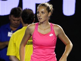 PROBLM. esk tenistka Kristna Plkov se nechv oetovat v prvnm kole...