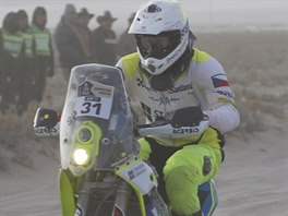 Ondej Klymiw na trati Rallye Dakar 2016