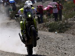 Ondej Klymiw na trati Rallye Dakar 2016