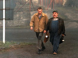 János Bán a Marián Labuda ve filmu Vesniko má stedisková (1985)