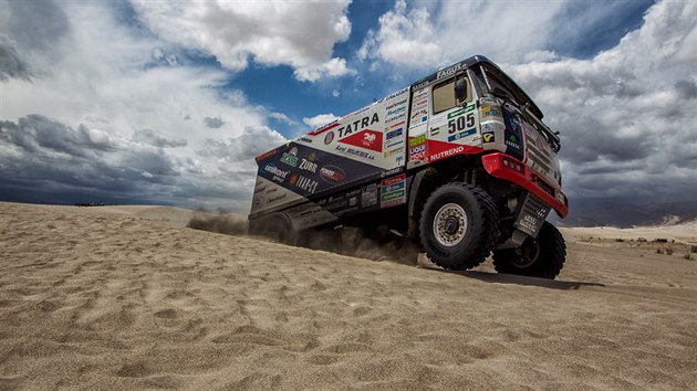 V vodu Rallye Dakar Martin Kolom vyhrl tet etapu.