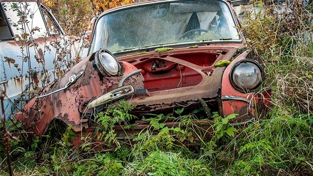 �koda 1000 MB zabloudila do �v�dska, kde tak� dojezdila