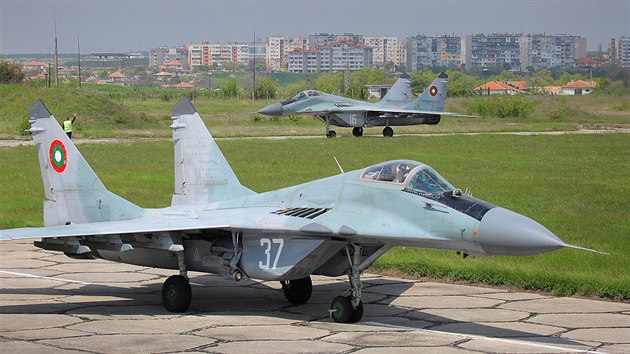 Letouny MiG-29 bulharskch vzdunch sil