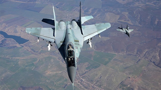 Letouny MiG-29 bulharskch vzdunch sil