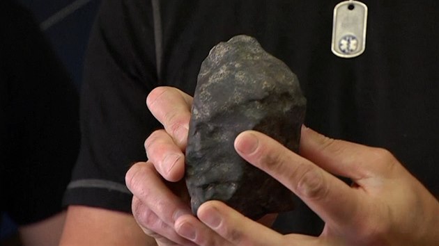 Meteorit nalezen v bahn vyschlho Eyreova jezera na jihu Austrlie m hmotnost piblin 1,6 kg.