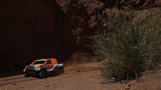 Martin Prokop v osmé etap Rallye Dakar