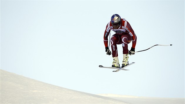 Aksel-Lund Svindal bhem sjezdu ve Wengenu