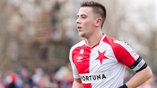 S PÁSKOU. P�i prvním startu za Slavii musel Jaroslav Mihalík podstoupit obvyklý...