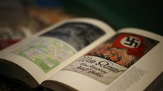Jedna z kopií Mein Kampfu v mnichovských knihkupectví (8. leden 2016)