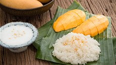 Mango sticky rice podle Sofie Smith, éfkuchaky Café Buddha Balbínova