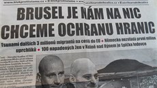 Opozi�ní Úsvit a neparlamentní Blok proti islámu vydaly noviny Národní listy...