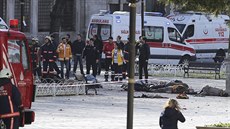 Centrem Istanbulu otásla exploze (12. ledna 2016)