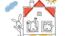 Ilustrace Jaroslava Milfajta ke knize Nové povídání o pejskovi a ko�i�ce