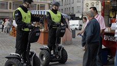 mstská policie plze stráníci botika stráník segway