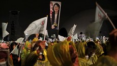 Pedsedkyn tchajwanské Demokratické pokrokové strany Tsai Ing-wen je...