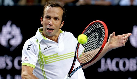 V DEFENZÍV. Radek tpánek ve druhém kole Australian Open.