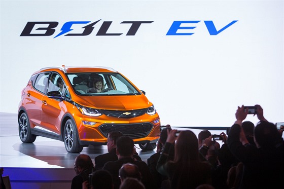 Pedstavení Chevroletu Bolt na autosalonu v Detroitu