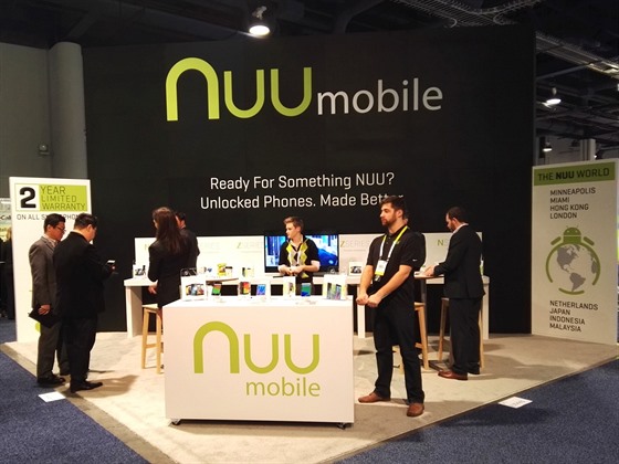 Smartphony Nuu Mobilena veletrhu CES 2016