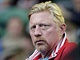 Boris Becker sleduje na Australian Open zpas svho svence Novaka Djokovie.