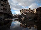 Damaské pedmstí Dobar bylo tce pokozeno boji (23. ledna 2016