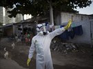 Boj proti viru zika v brazilském mst Recife (26. ledna 2016)