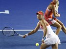 Lucie Hradecká ve finále Australian Open.