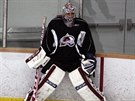 eský hokejový branká Roman Will v pípravném kempu Colorado Avalanhce.