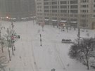 asosbrné video zachytilo, jak Washington D.C zasypal sníh