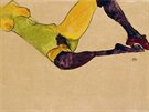 Egon Schiele: Torzo lec eny (z vstavy Klimt/Schiele/Kokoschka a eny,...