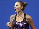 TOHLE VYLO. Kristýna Plíková ve druhém kole Australian Open.