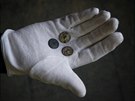 Archeologové nali nali na Hradecku vzácné stíbrné ímské mince (22.1.2016).