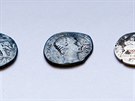 Archeologové nali nali na Hradecku vzácné stíbrné ímské mince a dalí...