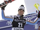 Nmka Viktoria Rebensburgová skonila v sueprobím slalomu v Cortin d´Ampezzo...