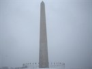 Do Washingtonu dorazila snhová boue, v metropoli má do nedle napadnout a 80...