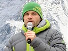 Frýdecko-místecký horolezec Libor Uher pi zahájení pedelého roníku...