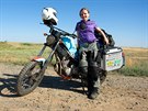 Dominika Gawliczkov� p�ed cestou s trabanty projela sama Evropu a Asii.