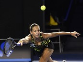 esk tenistka Karolna Plkov se sna zashnout mek v utkn 2. kola...