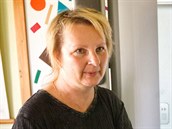 Češtinářka Karla Kubíčková (na snímku) učí děti v pobytovém zařízení pro...