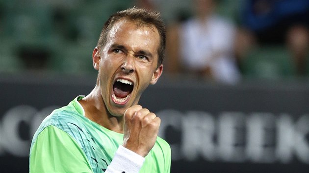 DAÍ SE. Luká Rosol ve druhém kole Australian Open